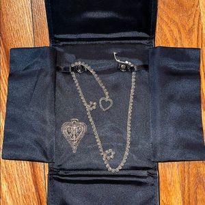 Marcasite Necklace + Matching Pendant